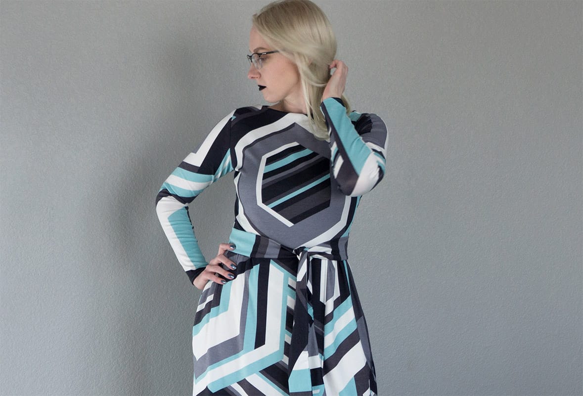 Retro SciFi Queen: Ellie and Mac Wrapped in Love Dress