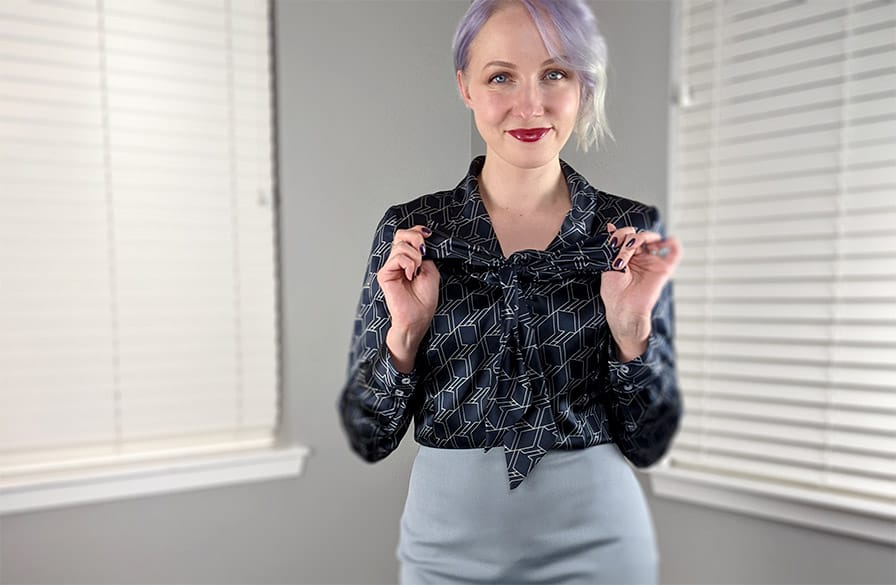 Silk Sequel: Another Attempt at Style Arc Tiffany Blouse