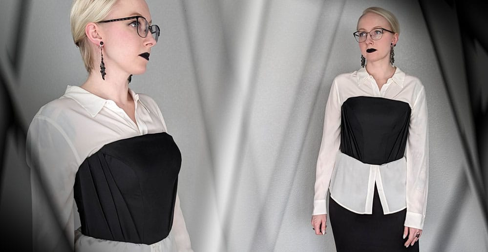 Business Casual Corset Top