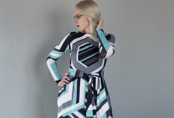 Retro SciFi Queen: Ellie and Mac Wrapped in Love Dress