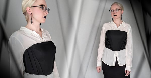 Business Casual Corset Top